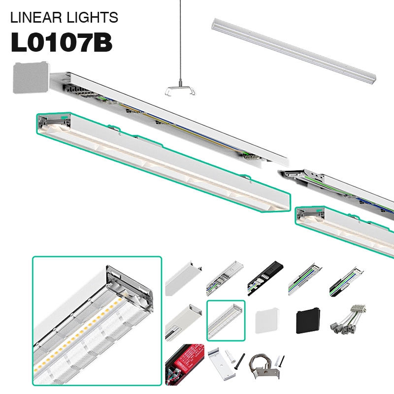 MLL002 50W 4000K 7800LM 90° Weiß Lineare Beleuchtung—KOSOOM-Bueroleuchten-lange Lebenserwartung-01