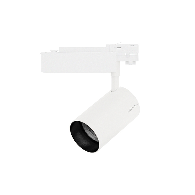 Stromschienenbeleuchtung Strahler 30W 3000K 3100LM Abstrahlwinkel 24˚ Weiß-Schienensystem Lampen-Aluminiummaterial