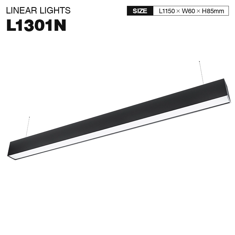 SLL002 20W 4000K 110˚N/B Ra80 Schwarz—LED Linear Leuchte-Werkstattbeleuchtung-lange Lebenserwartung-01