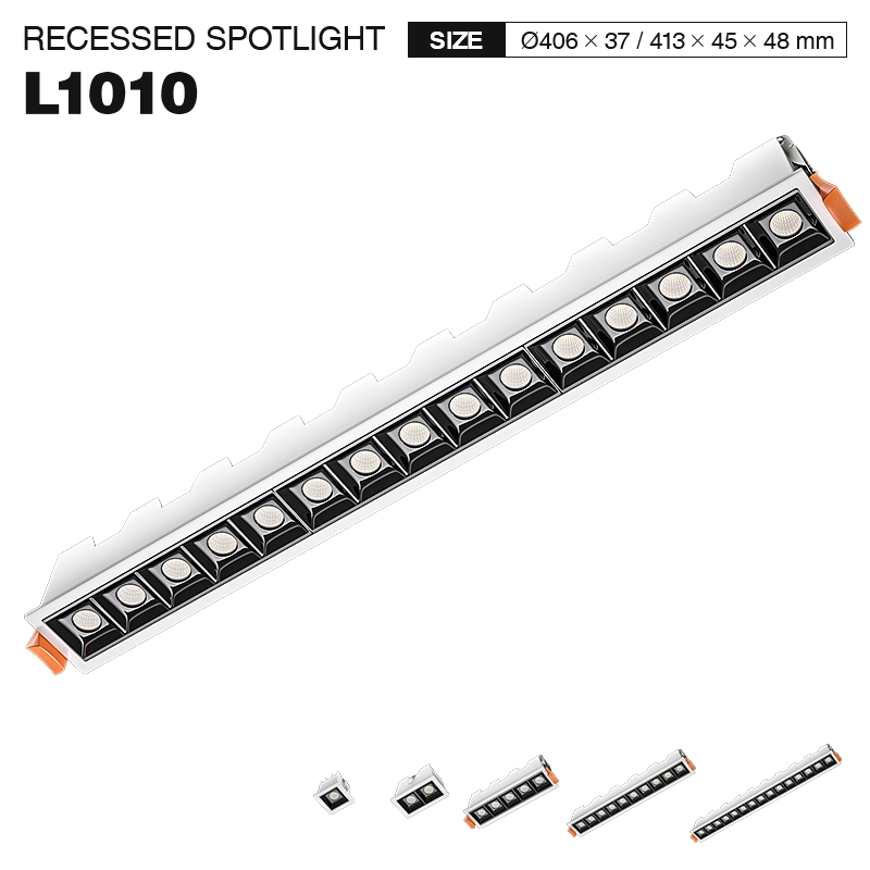 Quadratische LED Lineare Leuchte 15W 4000K 1480LM Abstrahlwinkel 36° UGR＜19 Weiß-LED Strahler--01