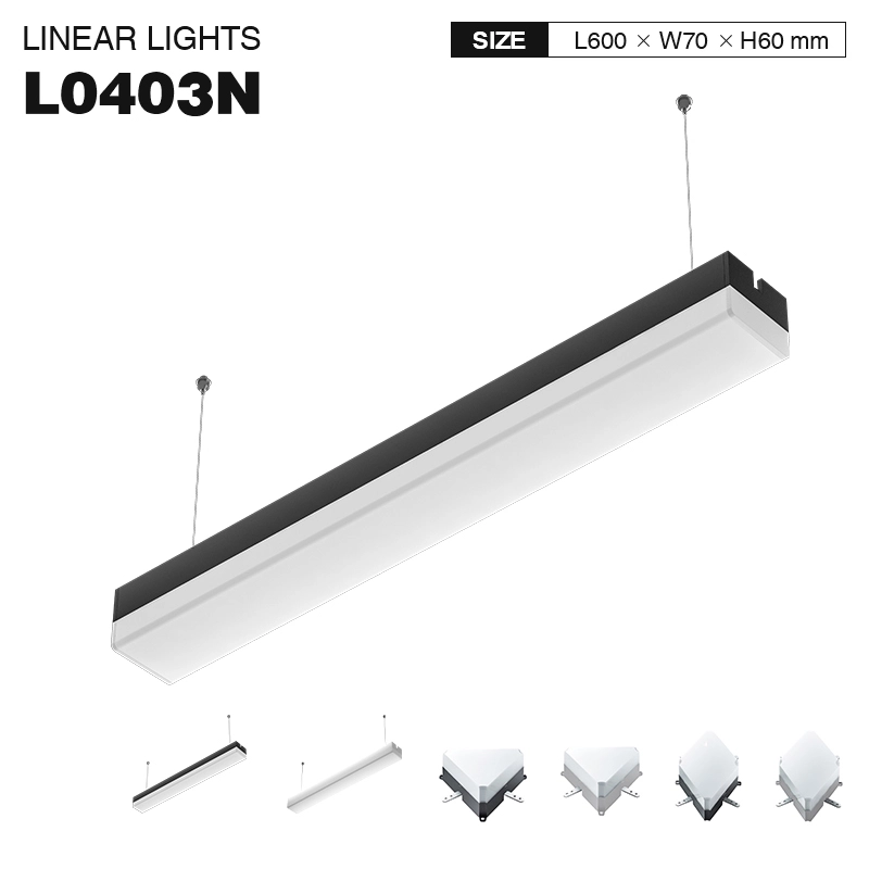 MLL004 30W 4000K 3600LM 120° schwarz LED Lineare Leuchte-Deckenleuchte Garage-lange Lebenserwartung-01