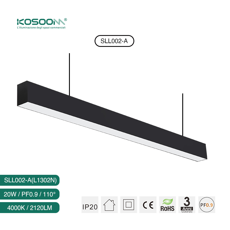 Kosoom SLL002 L1302N: Effiziente 20W LED-Pendelleuchten, einstellbare Farbtemperatur (3000K-4000K)-Pendelleuchten-lange Lebenserwartung