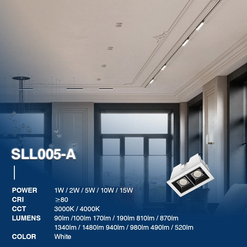 Quadratische LED Lineare Leuchte Strahler 2W 3000K 170LM Abstrahlwinkel 36° UGR＜19-LED Linear-einfache Installation-02
