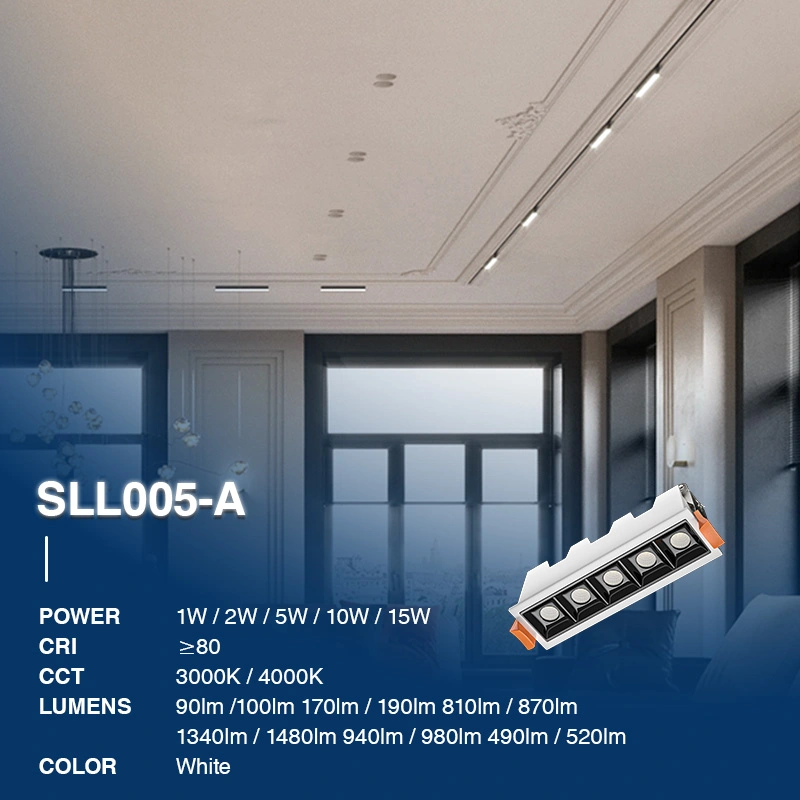 Quadratische LED Lineare Leuchte Strahler 5W 4000K 520LM Abstrahlwinkel 36° UGR＜19-LED Strahler-Kreatives Design-02