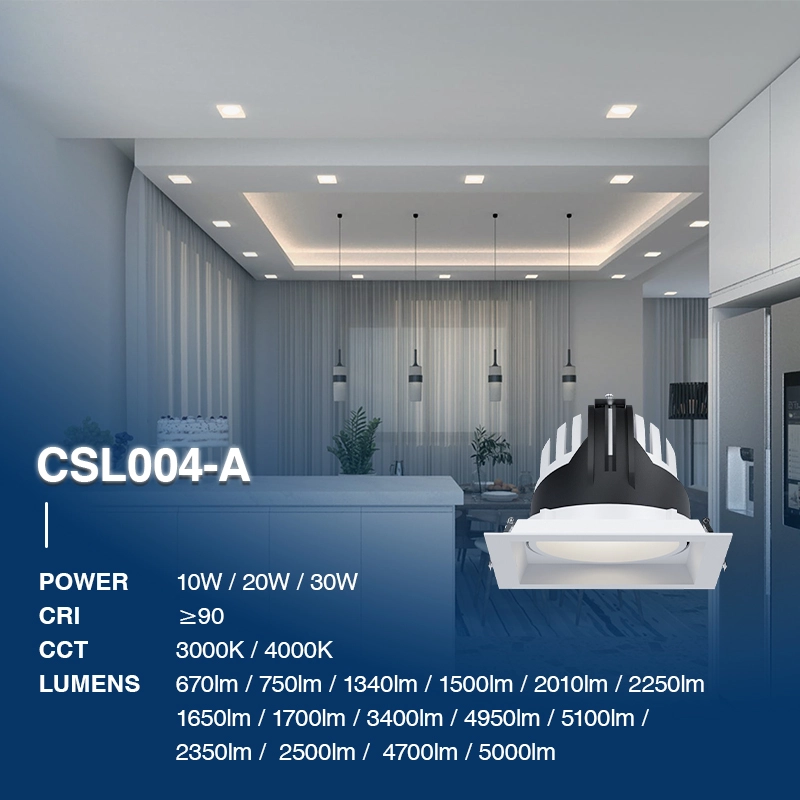 CSL004-A 10W 3000K 670LM  24° Weiß LED Strahler Downlights-LED Strahler-Helles Licht-02