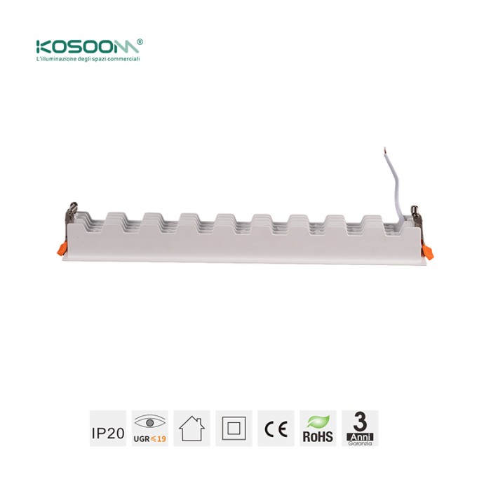 Quadratische LED Lineare Leuchte 1W 3000K 90LM  Abstrahlwinkel 36° UGR＜19-LED Linear