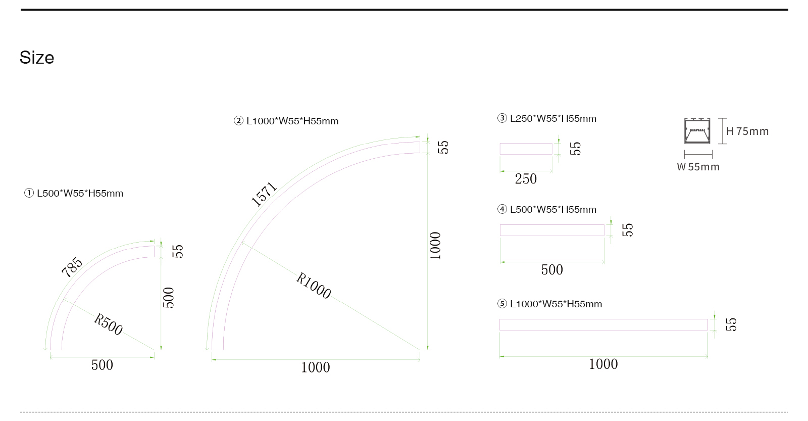 Linear LED Pendelleuchte 48W 4000K 4890LM 110° Abstrahlwinkel Schwarz-LED Linear