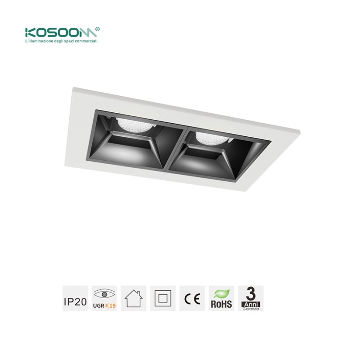 Quadratische LED Lineare Leuchte 1W 3000K 90LM  Abstrahlwinkel 36° UGR＜19-LED Linear
