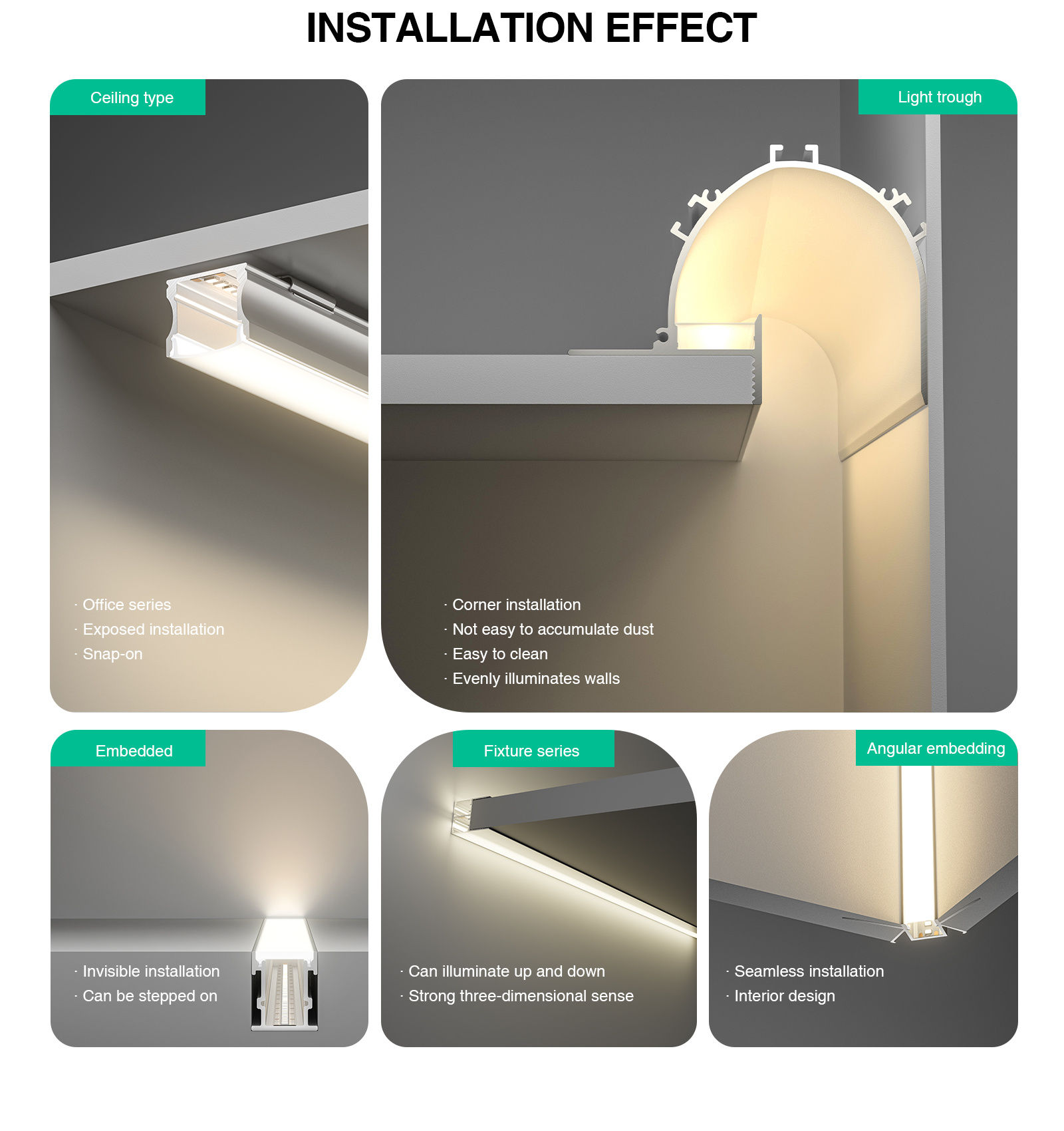 COB LED Streifen 11W/M 3000K 1130LM/M 180˚ Abstrahlwinkel weiß IP20 Brillante Lichtlösung-LED Band Außen-Kreatives Design-12