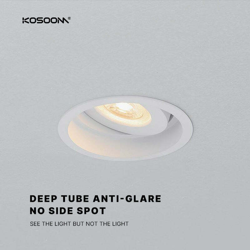 Kosoom SLS05508R: Einstellbare LED-Linsen Downlights, 8W, 600 Lumen-Downlights