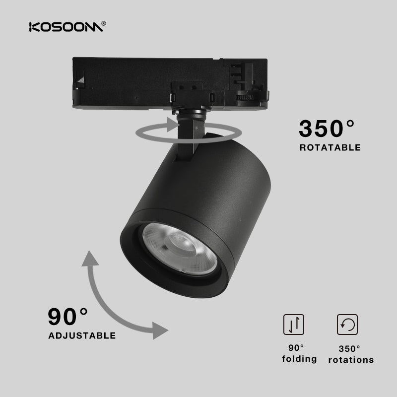 Kosoom: TLSA020 Stromschienenleuchte nach Maß, 20W/30W/40W, 1800lm/2700lm/3800lm-Schienensystem Lampen