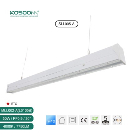 50W 4000K 7750LM 30° Winkel Weiß Lineare Beleuchtung Bulkkauf-KOSOOM-LED Linear-lange Lebenserwartung