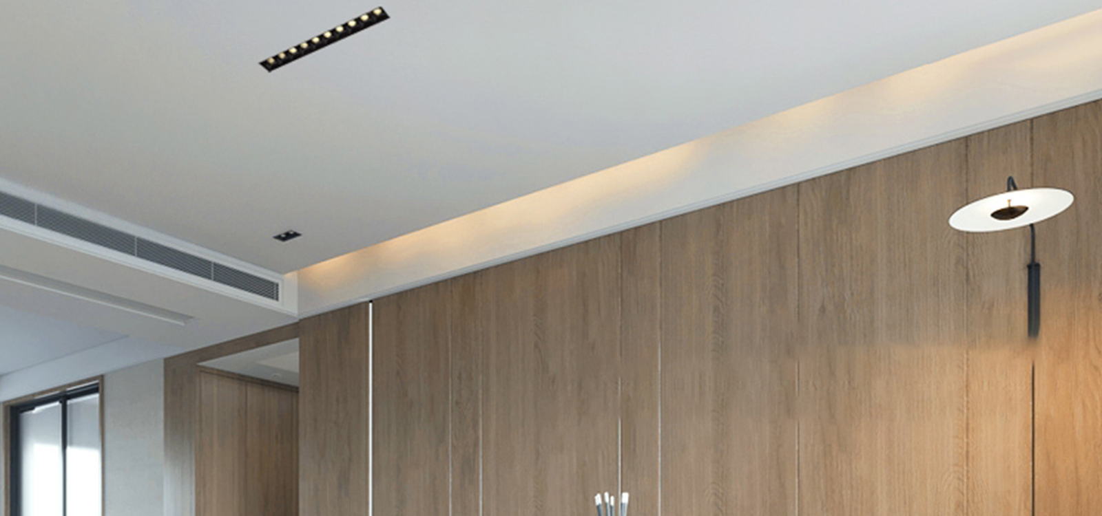 Quadratische LED Lineare Leuchte 1W 3000K 90LM Abstrahlwinkel 36° UGR＜19-LED Strahler