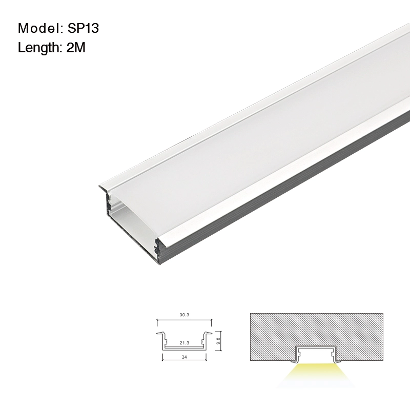 LED Profil weiß 2meter L2000 * 30.3 * 9.8mm-LED Profil-Kreatives Design-01