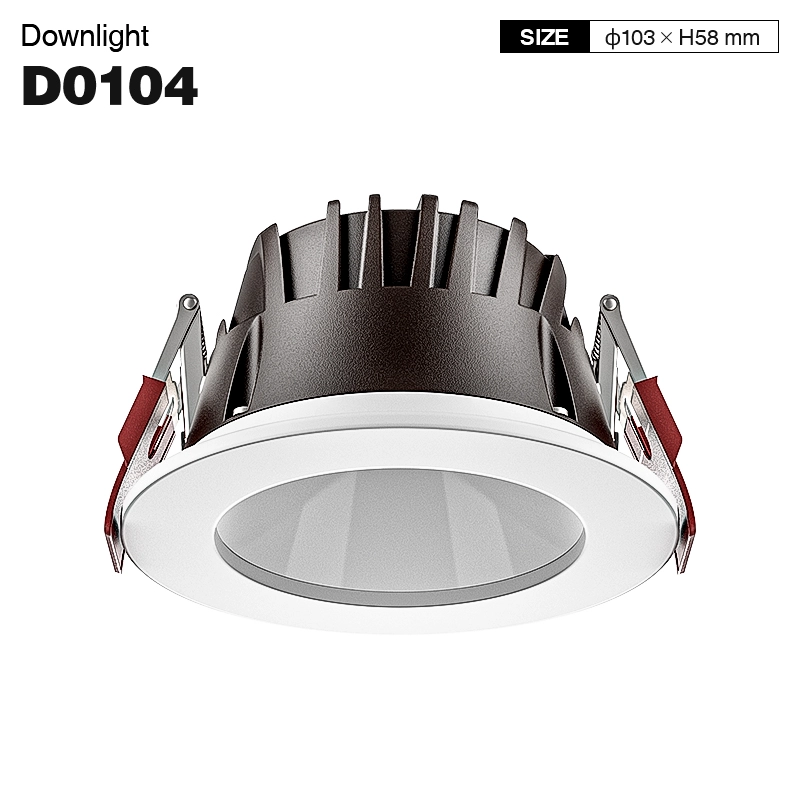 CDL001-E 10W 4000K 580LM 70° Weiß LED Einbauleuchten-Lampe Flur-einfache Installation-01