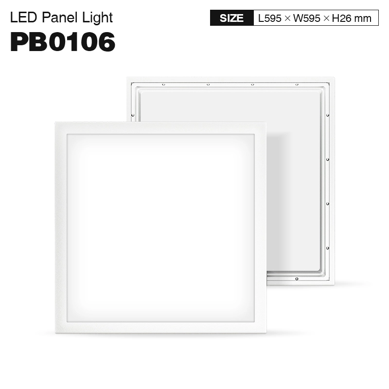 PLB001 40W 6000K 4200LM 110° Weiß LED Panel Büro-Deckenleuchte Quadratisch--01