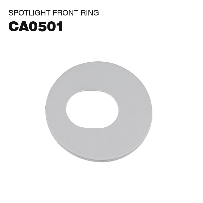 CSL005-A Stilvoller weiße Zubehöre Frontring für Strahler-Lampen Wohnzimmer-einfache Installation-01