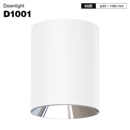 D1001 7W 3000K 480LM 60˚ Ra80 - Downlights-Downlights-Modisches Aussehen-01