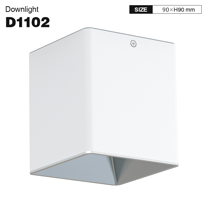 D1102 10W 4000K 850LM 60˚ Ra90 - Downlights-Bueroleuchten-energiesparend-01