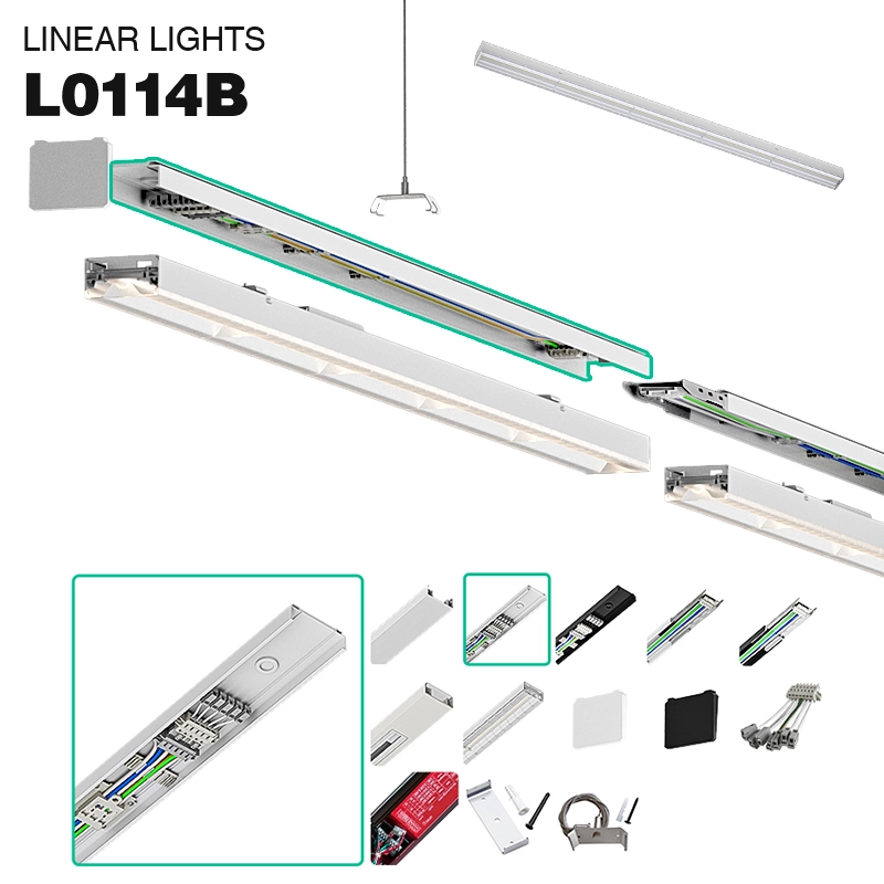 MLL002 5-String B Typ Zubehör in Weiß 5 Jahre Garantie für Lineare Leuchte-LED Linear--01