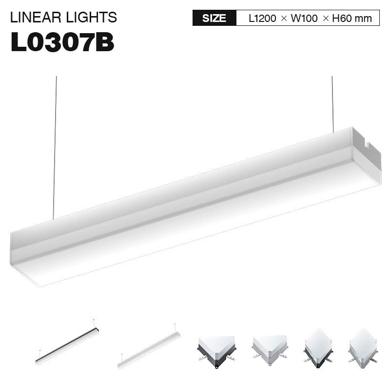 MLL003 50W 3000k 4800LM 120° Weiß LED Decke Lineare Leuchte-Werkstattbeleuchtung-lange Lebenserwartung-01