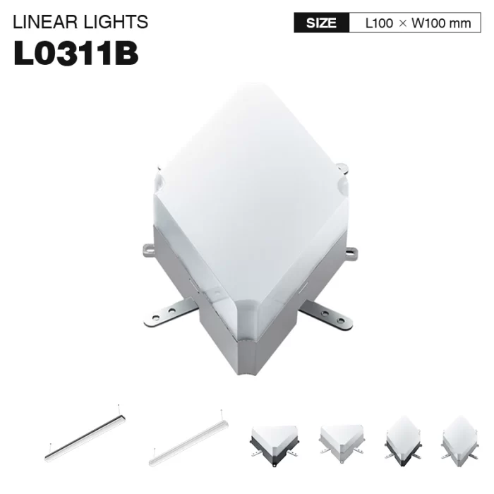 MLL003 6W 3000K 590LM 130° Schwarz LED Zubehöre für Lineare LED-Leuchten-Deckenleuchte Garage-lange Lebenserwartung-01