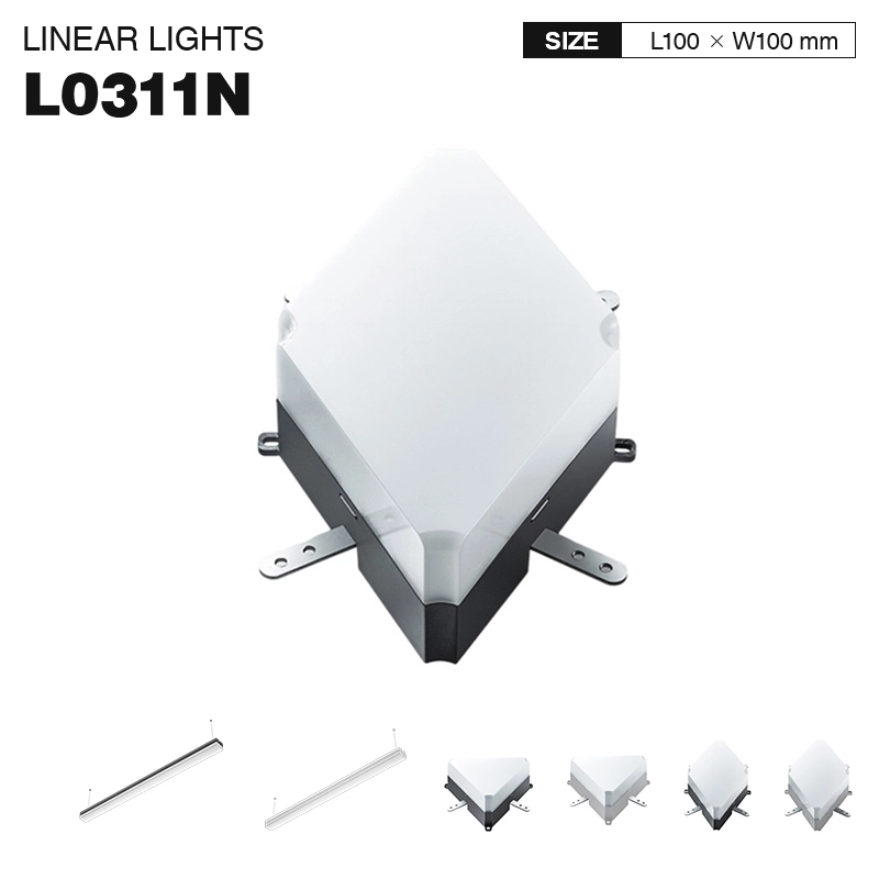 MLL003 6W 3000K 580LM 130° Schwarz LED Zubehöre für Lineare LED-Leuchten-Lampenzubehör-lange Lebenserwartung-01