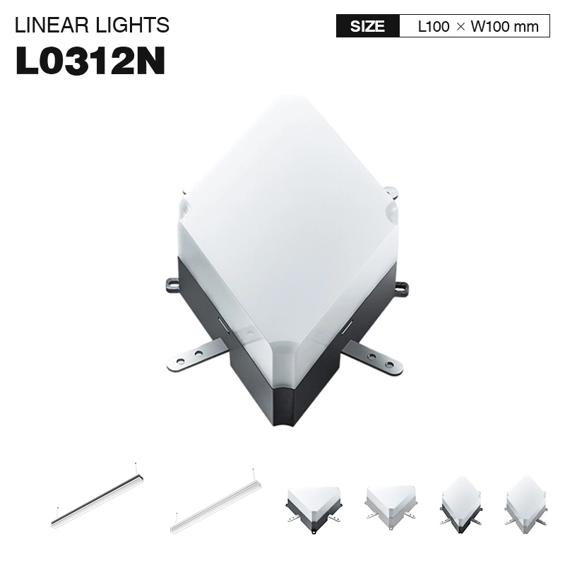 MLL003 6W 4000K 580LM 130° Schwarz LED Zubehöre für Lineare LED-Leuchten-Deckenleuchte Garage-lange Lebenserwartung-01