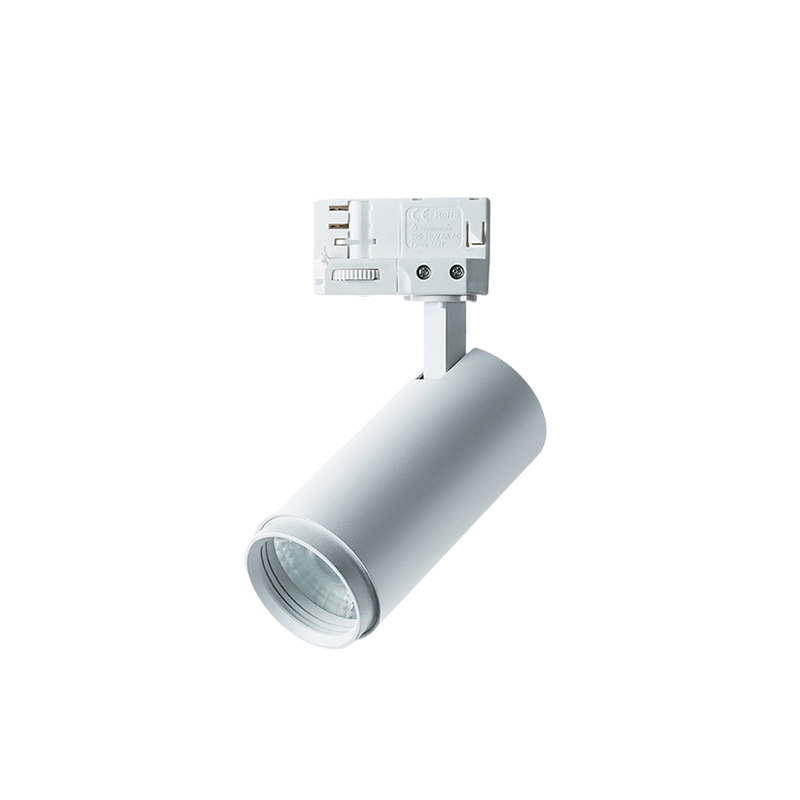 LED Schienenstrahler 12W 3000K 900LM Abstrahlwinkel 24˚ CRI≥80  Energie-Effizienz Weiß-Schienensystem Lampen-moderner Stil
