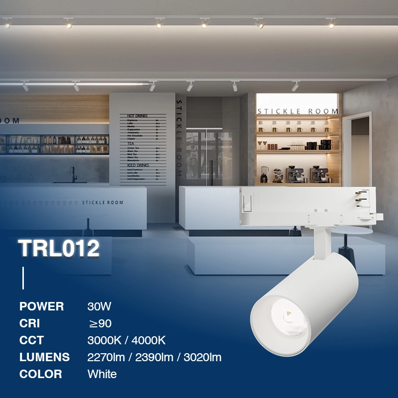 TRL012 30W 3000K 24˚N/B Ra90 Weiß—Schienensystem Lampen-Schienensysteme für die Küche-Modisches Aussehen-02