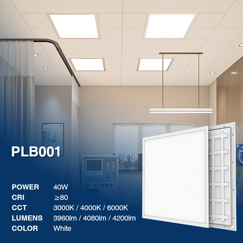 PLB001 40W 3000K 3960LM 110° Weiß  LED Panelleuchten-LED Panel Garage--02