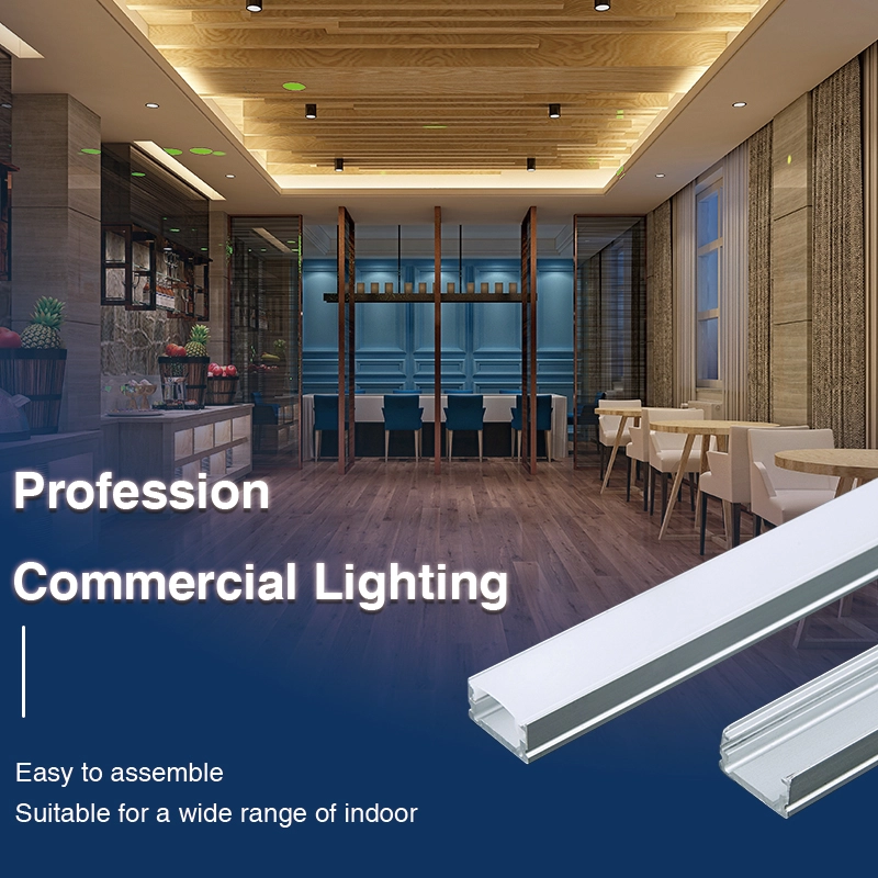 LED Streifen Profil 2 Meter L2000 * 13.2 * 7mm-LED Profil Weiß-Kreatives Design-02