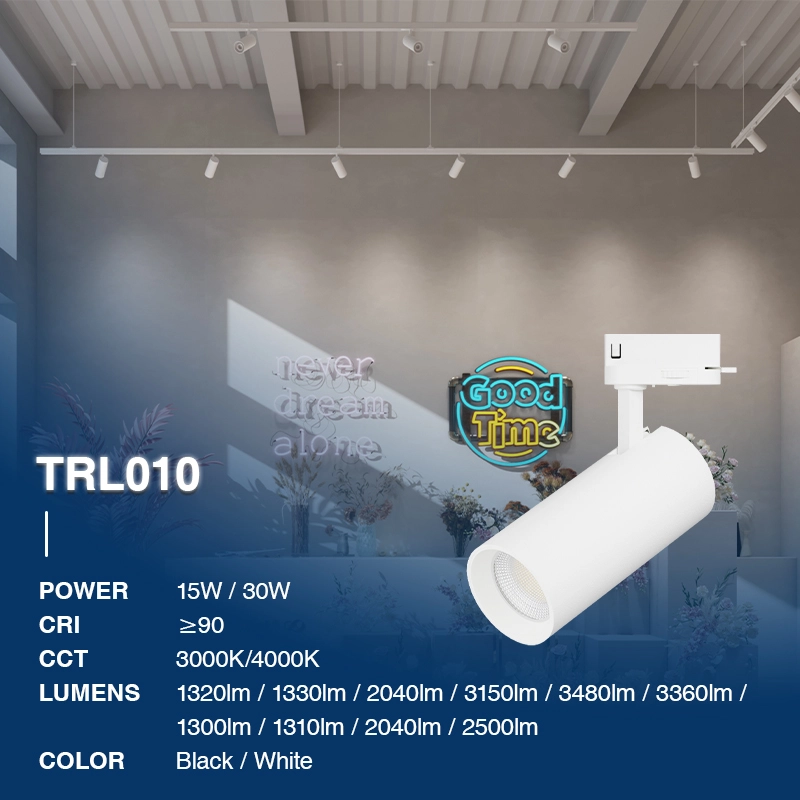 LED-Schienenleuchten 15W 3000K 1320LM Abstrahlwinkel 55˚ Fabrikdirekt Weiß-Innenbeleuchtung-energiesparend-02B