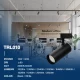 LED-Schienenleuchten 15W 3000K 1320LM Abstrahlwinkel 55˚ Fabrikdirekt Schwarz-LED Strahler-Einstellung der Farbtemperatur-02N