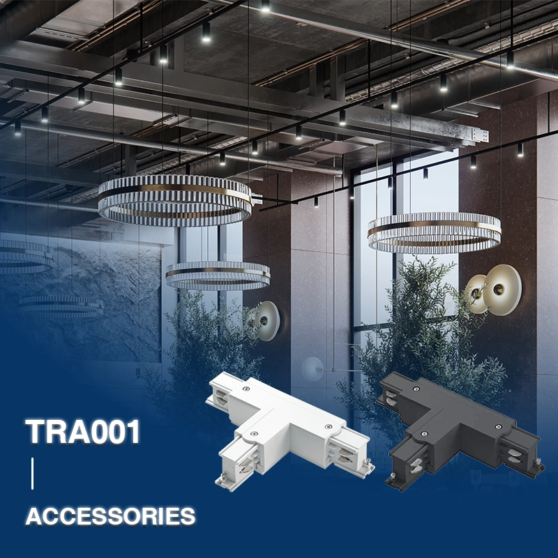 Kosoom-TRA001-AT01SN Vieradriger quadratischer Drei-Wege-Spleißer Links 1 für Schienenleuchten-Lampenzubehör-Kreatives Design-02T