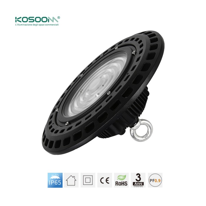 Leistungsstarke 100 W UFO-LED 6000K 11860LM kaltweiß Schutzart IP65-KOSOOM-Hochregalleuchten