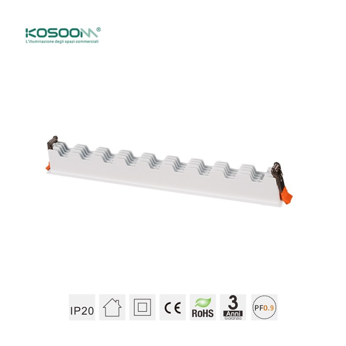 Lineare Leuchten Strahler 5W 3000K 280LM Abstrahlwinkel Polarisiertes Licht 20˚ CRI≥80 UGR≤27 Weiß-LED Linear