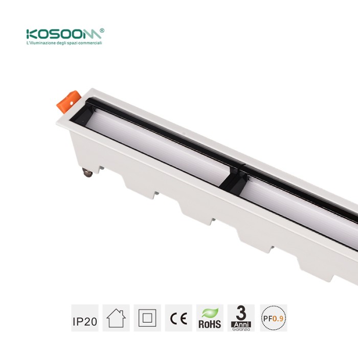 Lineare Leuchten Strahler 5W 3000K 280LM Abstrahlwinkel Polarisiertes Licht 20˚ CRI≥80 UGR≤27 Weiß-LED Linear