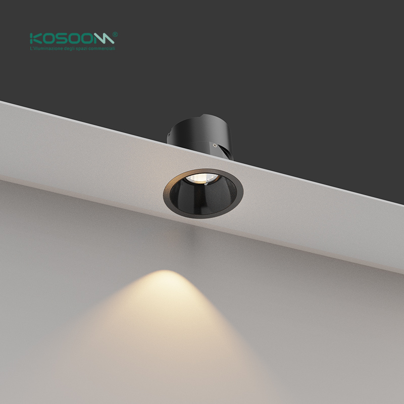 Einbaustrahler Downlight 6W 3000K 330LM Abstrahlwinkel 24˚ Schwarz-Downlights-einfache Installation