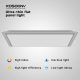GD flache Lampe Seitenlicht 4000K PLE001-PE0108 KOSOOM-LED Panel