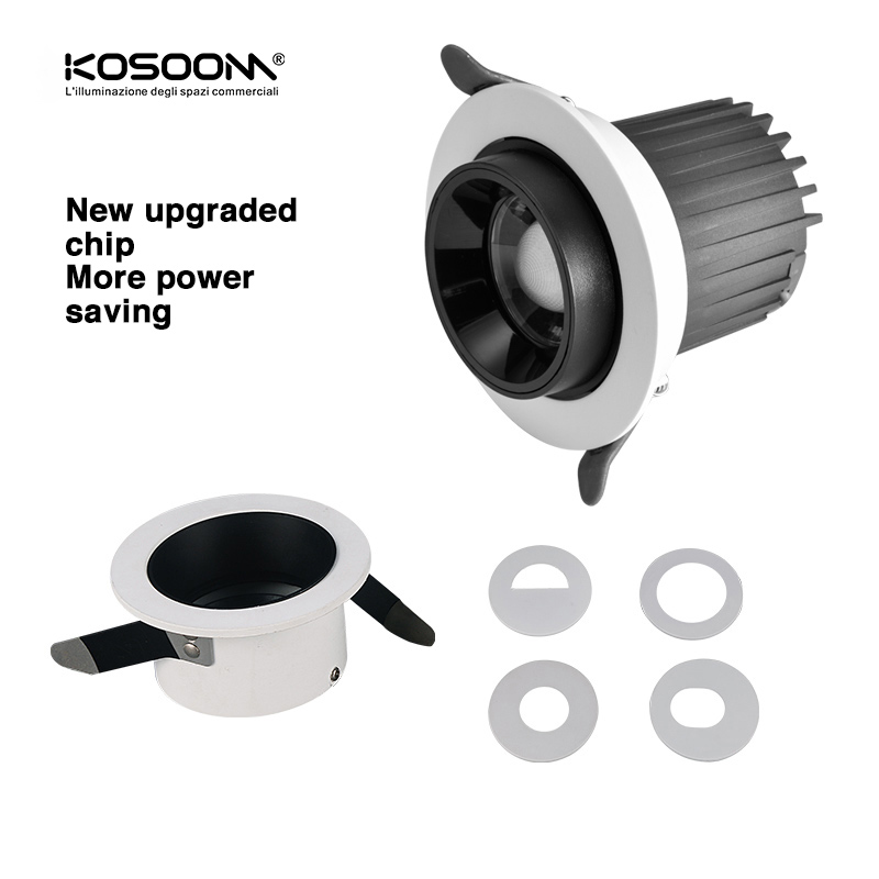 Kosoom-CSL005-A-CB0504-Luxuriöser Gold-Frontring Zubehör für Strahler--einfache Installation