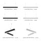 LED Lineare Leuchte 40W 3000K 4300LM 110° Abstrahlwinkel Dimmbare Weiß-LED Linear-Kreatives Design-06