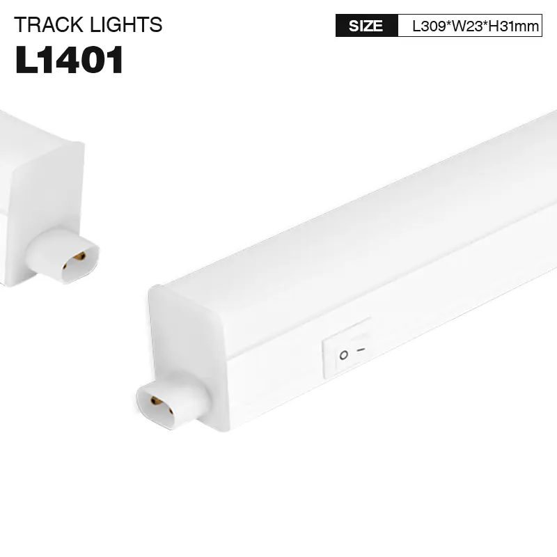 L1401 4W 3000K 400LM 120˚ Ra80 - LED Röhre-Deckenleuchte Garage--1