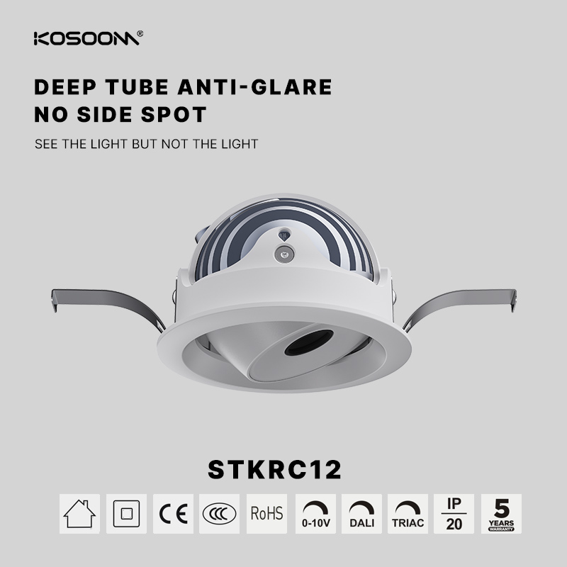 Factory Directly Custom 12W High Efficient Spotlight Down light 900LM Abstrahlwinkel 120° STKRD12-Kosoom-LED Strahler