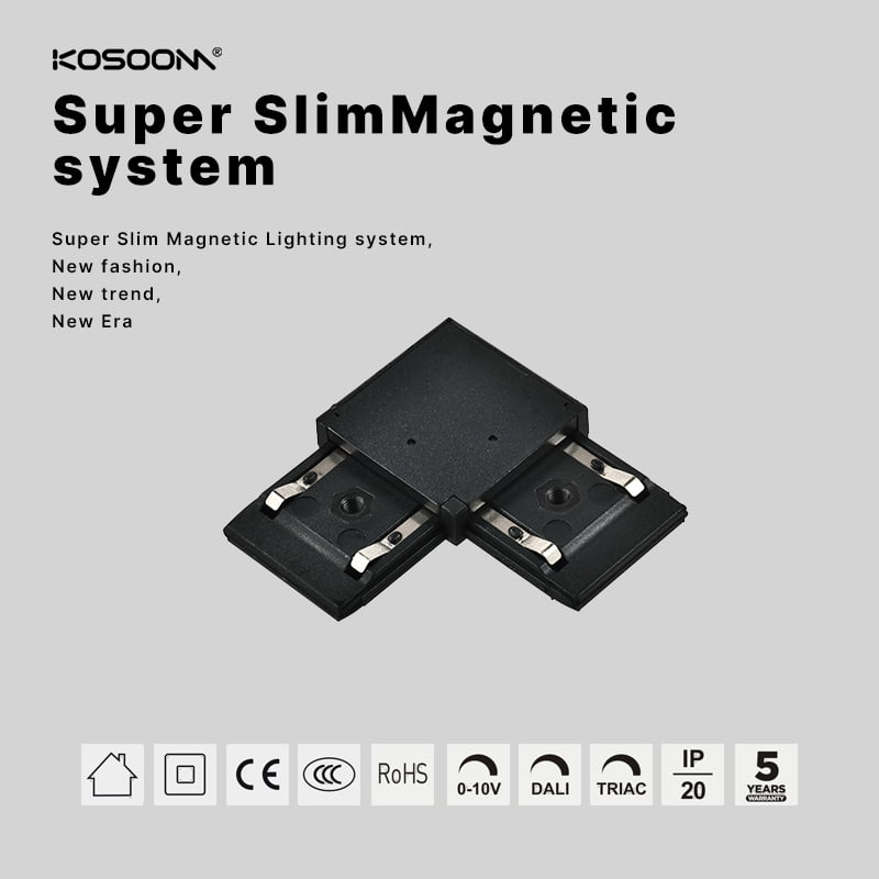 Eckverbinder für Schienen 48V SMR-CC-B(W) 47.3*47.3*4mm SSM Schiene+ Zubehör KOSOOM