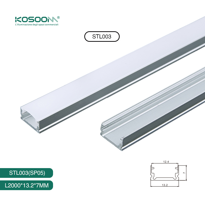 Kompaktes LED-Profil mit Abdeckungen und Kappen - SP05 STL003 Kosoom-LED Profil-Kreatives Design