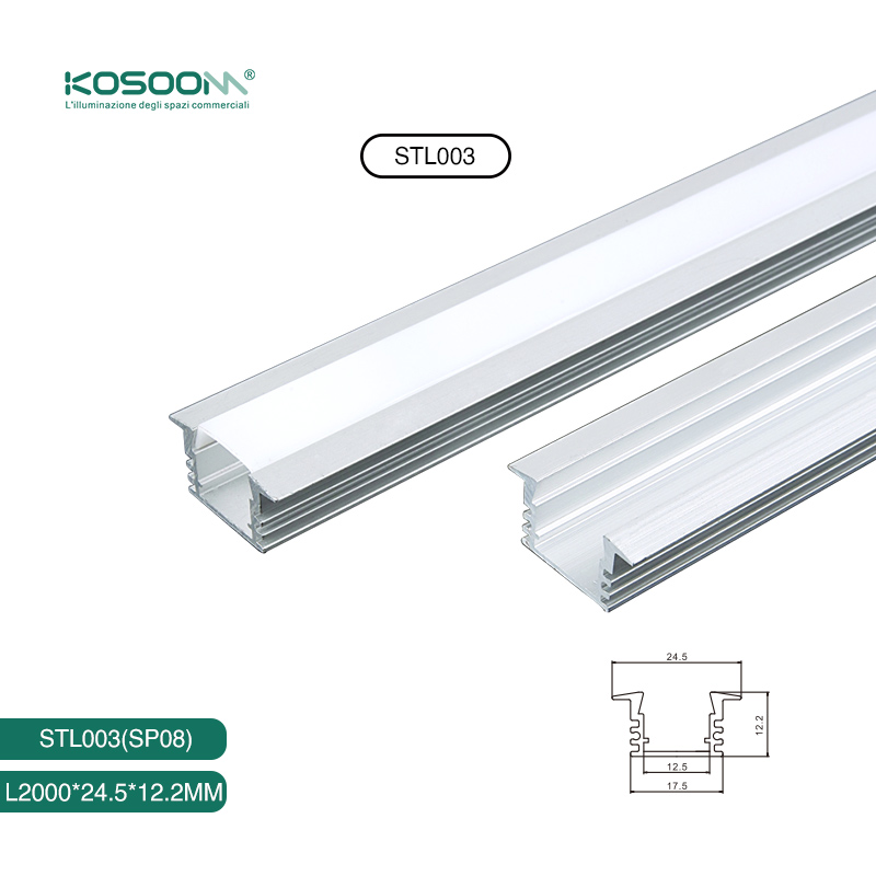 LED Profil für LED Streifen mit großen Abmessungen-Treppenbeleuchtung-Aluminiummaterial-SP08