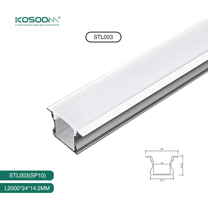 LED Profil für LED Streifen und erweiterte Beleuchtungseinstellungen-Indirekte Beleuchtung-Aluminiummaterial-SP10