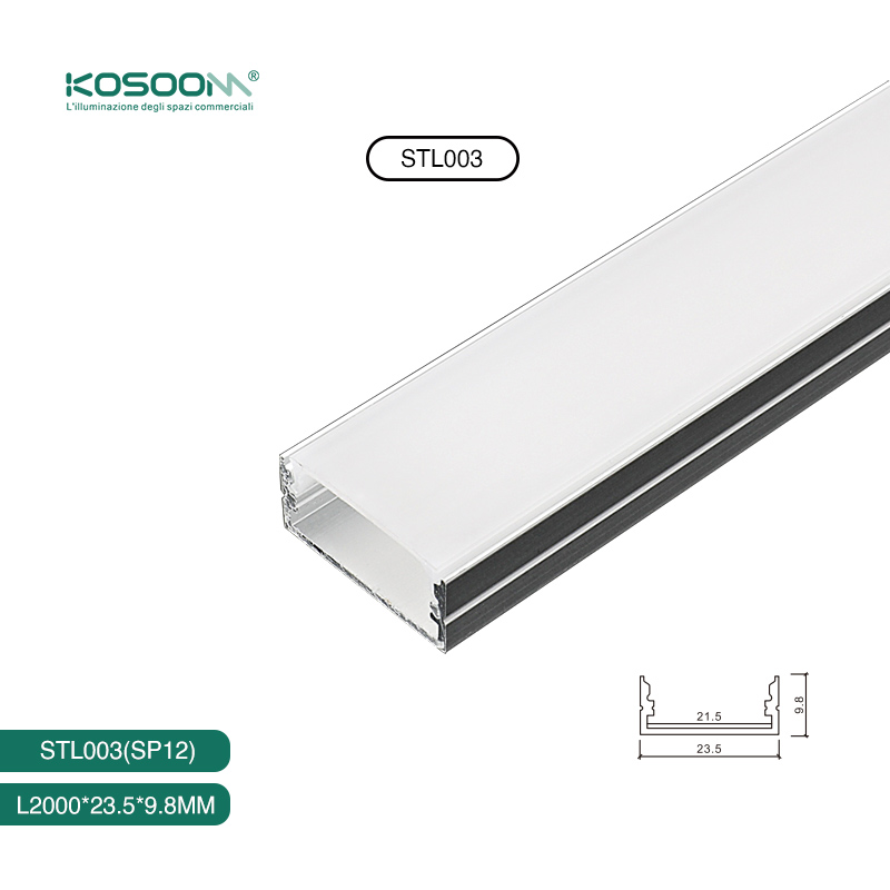 Komplettes LED-Lichtprofil und Zubehörsatz - SP12 STL003 Kosoom-LED Profil-Kreatives Design