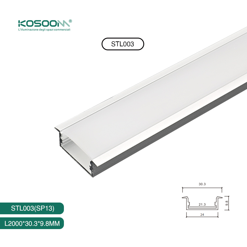 Innovatives LED-Lichtprofil für effiziente Beleuchtung - SP13 STL003 Kosoom-LED Profil-Kreatives Design